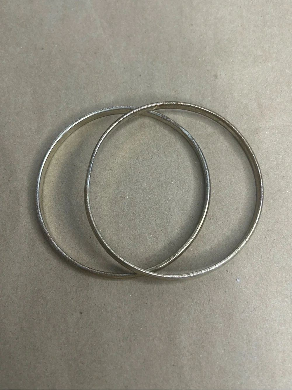 5 for $25🔥Vintage Gold Toned Tarnished Age Finished Bangles Set of 2
